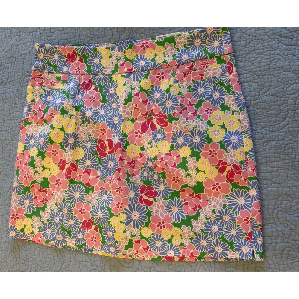 Kim Rogers Womens 12P NWT Millenium Skort Floral Pickleball